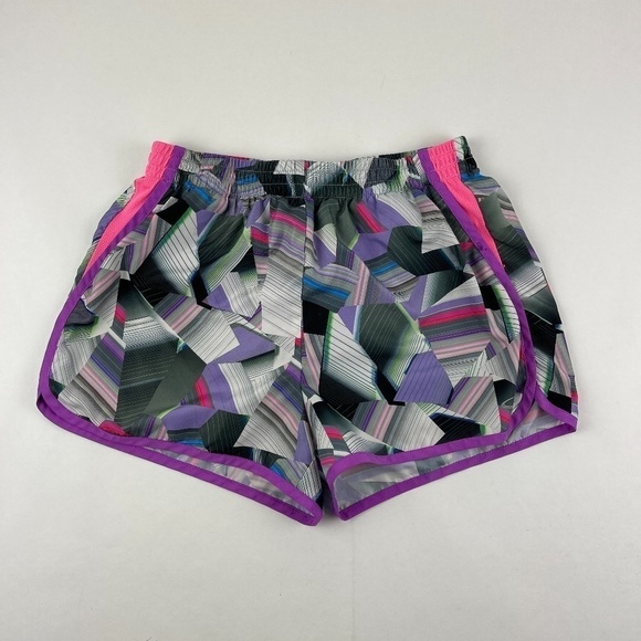 C9 Champion Running Shorts Girls XL 14-16 Purple Pink Lined Elastic - Picture 1 of 8